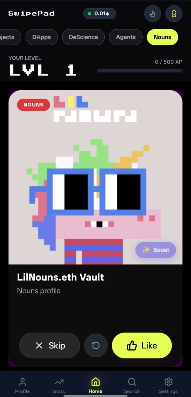 Lil Nouns — SwipePad Card